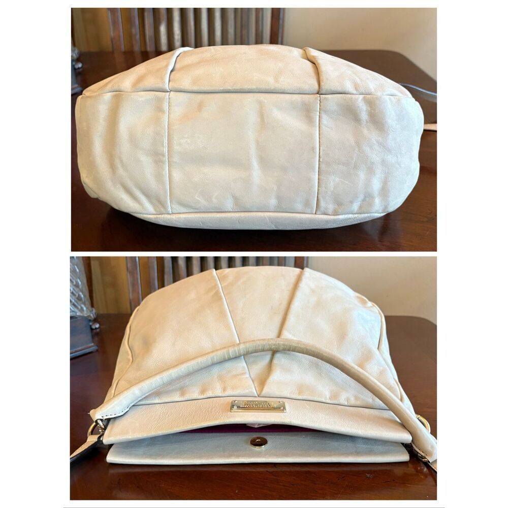 Marc by Marc Jacobs - Classic Q Hillier Hobo Bag in Cement Soft Leather. LOVELY! - Picture 8 of 15